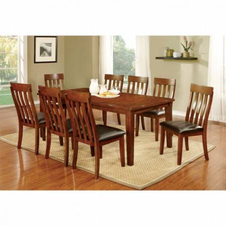 Foxville 9 Pc Set Cherry (Dining Table + 8 Side Chair)